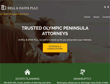 Tablet Screenshot of bellanddavispllc.com